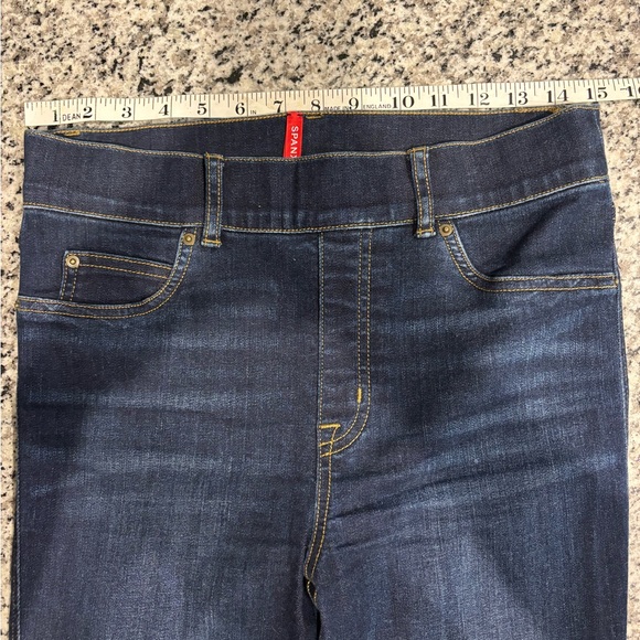 SPANX Dark Blue Flare Jeans - Picture 5 of 6